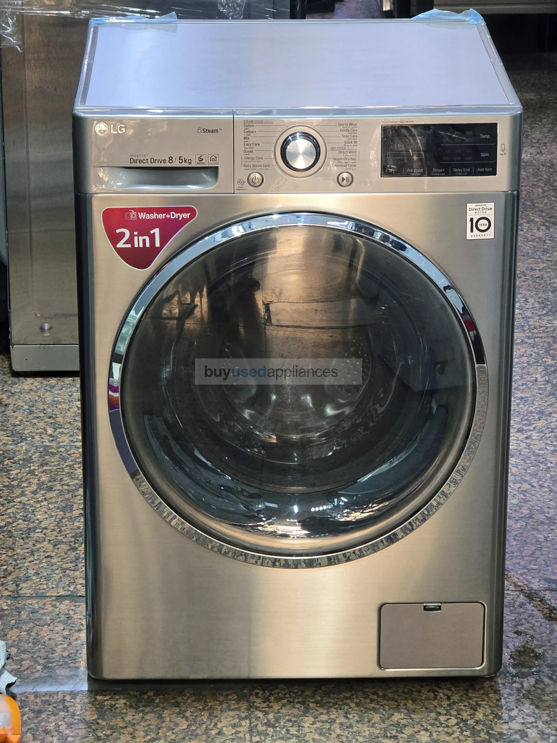 LG 8kg washer and 5kg Dryer 2 in 1